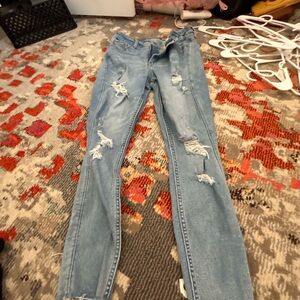 Old Navy Women's Light Blue High Rise Jeans